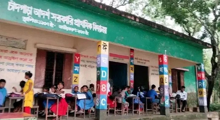 মৃত্যুফাঁদে পাঠদান ফাটল ধরা স্কুল ভবনের বারান্দায় চলছে ক্লাস, আতঙ্কে শিক্ষার্থী-অভিভাবক