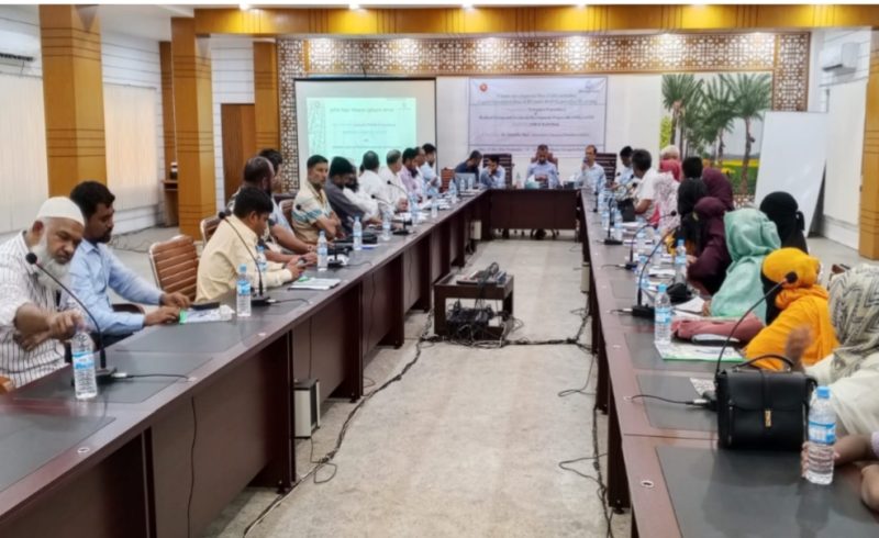 নওয়াপাড়ায় পৌরসভায় আর ইউ টি ডি পি র দিনব্যাপী কর্মশালা অনুষ্ঠিত
